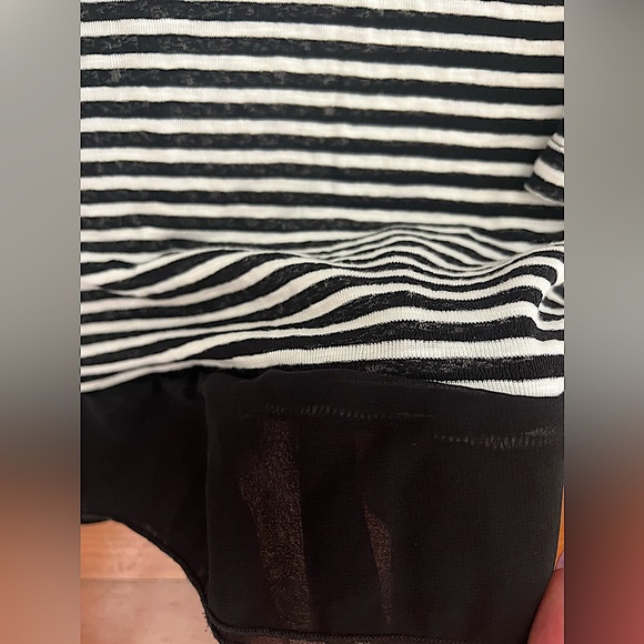 V Christina Embroidered Striped Top - Picture 3 of 3